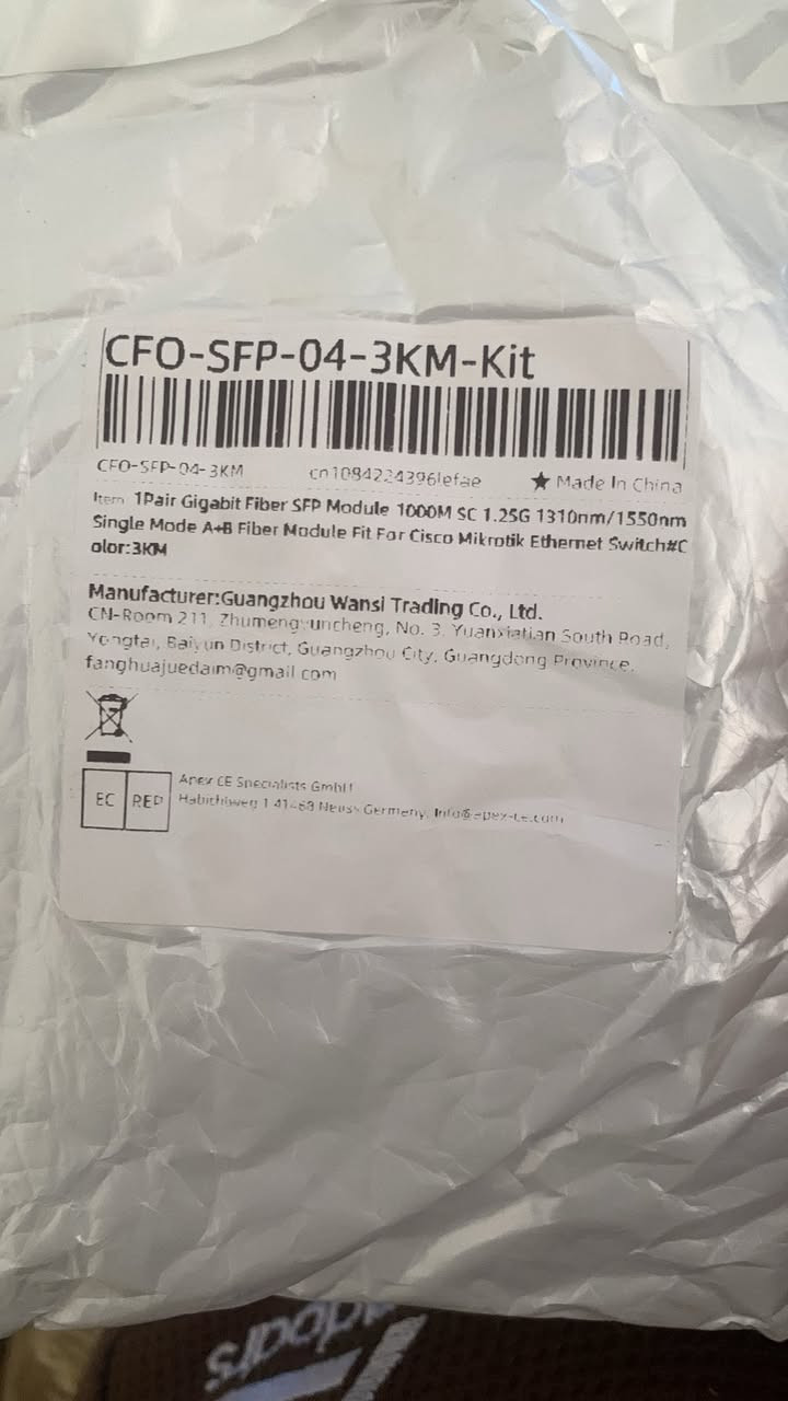 متوفر 10 قطع sfp


**إذا كنت صاحب هذا الإعلان وتريد حذفه لأي سبب، رجاءا أرسل رسالة إلى الدعم الفني**