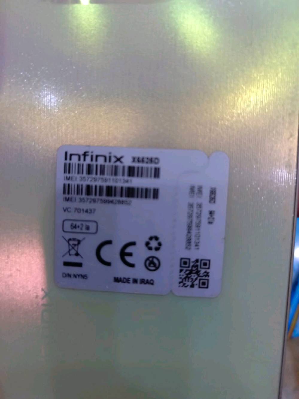 lnfinix smart 8
بغداد 