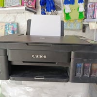 للبيع طابعة كانون pixma 2411 نظافة 95% الوان فوول طباعة عادي ملون مع م...