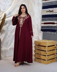 دشداشه كشمير • تطريز ستراس • اقل طلب درزن