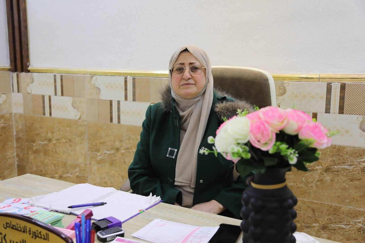 #إعلان
"مراجعينا الكرام...

انتقلت عيادة #الدكتورةسهيرعبدالأميركتاب الى مجمع #بورسيباالطبي شارع العام #مجاورصيدلية جمان جعفر 

#الدكتورةسهيرعبدالأميركتاب

#أخصائية نسائية وتوليد
متخصصة في:
- متابعة الحمل والولادة
- علاج حالات العقم والتأخر الإنجاب
- فحص وتشخيص أمراض النساء
- علاج حالات الإجهاض المتكرر
- متابعة صحة المرأة العامة

نستقبل مراجعينا في المجمع الجديد #طيلة أيام الأسبوع (#بدون_عطلة)

#للاستفساروالحجز:
الاتصال على الرقم ***********

تمنياتنا لجميع مرضانا بالصحة والعافية
