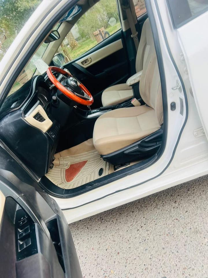 كورلا خليجية 2015 
رقم سليمانية شرط التحويل
كير والمحرك مكفول 
ومن الگص او الشاصي كلها مكفول
بيها صبخ كم قطعة ابيع عام وعلى السريع بدون تعب تعال شوفها خير من الله 
مكان السيارة بغداد الكرخ 
تلفون 📞 ***********
