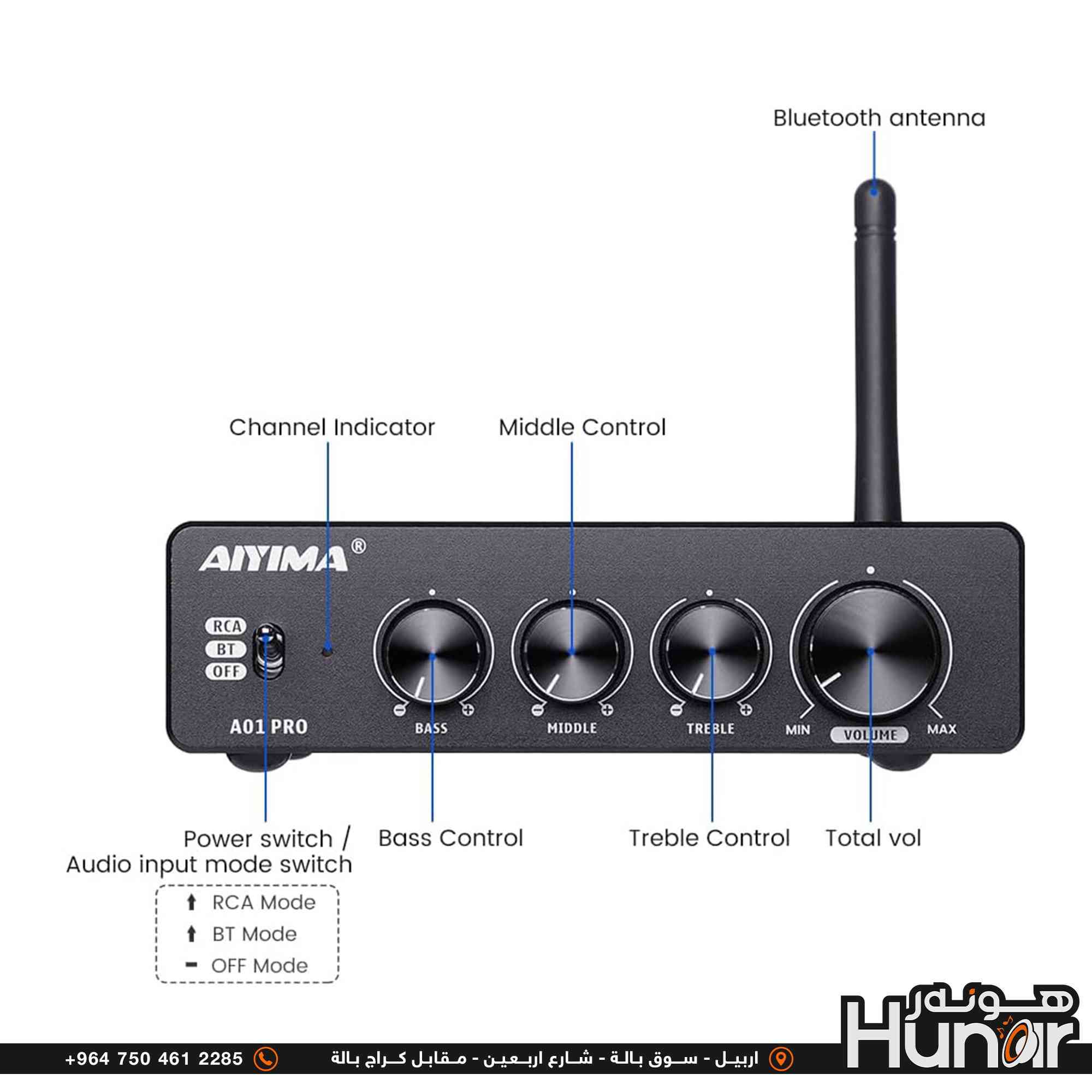 AIYIMA A01 Pro 100W x 2 Power Amplifier Bluetooth 5.1 Class D Amp TPA3116 2.0/2.1 Channel Stereo Amplifier Receiver Mini Speaker Amp with 3.5mm AUX Output + Power Adapter
AIYIMA A01 Pro 100W x 2 Power Amplifier Bluetooth 5.1 Class D Amp TPA3116 2.0/2.1 Channel Stereo Amplifier Receiver Mini Speaker Amp with 3.5mm AUX Output + Power Adapterr
      .............. ســعــر ( ۷٥ ) ٲلـــــف ............
( کوردی • عربي )

🟢توصيل موجود الي جميع المحافضات
🟡گەياندن هەیە بۆ هەموو شوێنێک

🟠مــعـرض هــونـەر
🔸للـصوتــیات(امبلیفایر• سماعة• رادیو• انتیك• مایكروفون)
🔸عــنـوان• اربیل سوق بالة • شارع اربعین
🔸مـوبایـل• ***********
                   ***********

🔵پـێـشانـگای هــونـەر
🔹بۆ ئامێری دەنگی و کارەبایی(ئیمپلیفایر• سەماعە• ڕادیۆ• مایکرۆفۆن)
🔹ناونیـشان• هەولیر • بازاری لەنگەی ٤۰م
🔹مـــۆبـایـل• 
***********
***********

•••••••••••••••••••••••••••••••••••••••••••••••••••
#iraq #kurdistan #duhok #zaxo #hawler #karbala #slemani #erbil #baghdad #kurd #kurdish #akre  #karkuk #kuwait #najaf
#amplifier #audio #subwoofer #sound #music #audiophile #bass #stereo #amplifiers #speaker #soundsystem #speakers
#اربيل #العراق #بغداد
