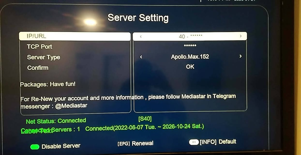 جهاز میدیاستار ٤٠٣٠ للبيع
جدید 
بیە سیرڤر 
کامل اشیاء


**إذا كنت صاحب هذا الإعلان وتريد حذفه لأي سبب، رجاءا أرسل رسالة إلى الدعم الفني**