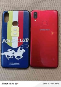 شباب وبنات تليفون كلكسي A10 S للبيع ذاكرتة ٣٢  لون أحمر جهاز نضيف كلش ...