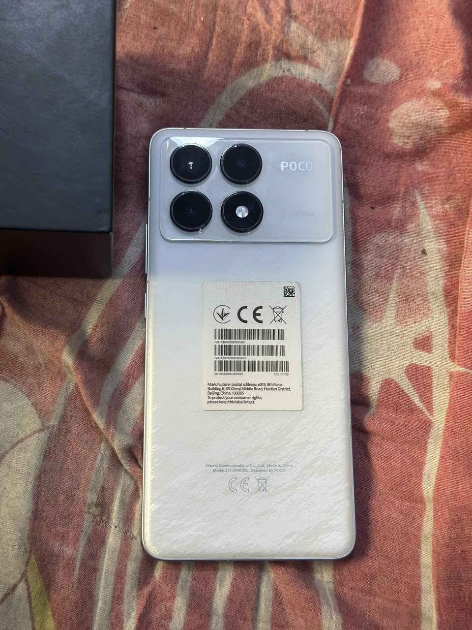سلام عليكم حبايب قلبي POCO F6 PRO🔥
جهاز مكفول كفاله عامه منل فتح ولشخوط جديد فول جهاز ✅

ذاكره قويه جدا ومميزه 🤩 512 🦈 عشوائيه 12+12 🚀 

فئه قويه جدا الي هيه F ومعروفه أقوى فئه بلبوكو ميحتاج شرح عنها جميع الألعاب 120 فريم 🚀🔥 سلاسه شاشه عالم ثاني بتردد 120 هرتز يعني أنسى شي اسمه تعليك الصوت مالته سبيكر 300 صوته يعني مشغل ديجي مو مبايل 🤩 تليفون وكع من ايدي ونكسر حساسه كسور بسيطه وناعمه وممئثره على نهائياً مكاني النجف الأشرف رقم تليفوني ***********
