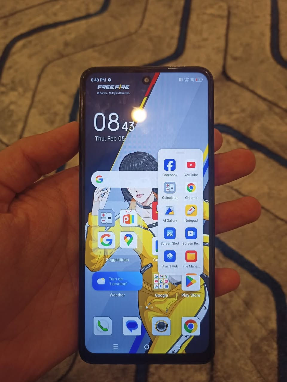 تكنو بوفا 5 الذاكرة. 256
سعر الجهاز 90 بي مجال 
المكان بغداد مدينة الصدر


**إذا كنت صاحب هذا الإعلان وتريد حذفه لأي سبب، رجاءا أرسل رسالة إلى الدعم الفني**