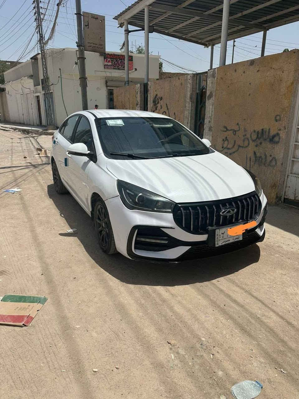بسم الله الرحمن الرحيم 
شيري أريزو 5 موديل 24
 نص فول 
 لون أبيض صدفي 
ماشية 58 الف 
المكينه 1500 تنفس طبيعي
كير 8 نمر 
أنطمة قيادة سبورت وأيكو
طخم تايرات جدد 
حساس خلفي 
أشاير بالمري 
ويل كروم
مثبت سرعة
هاند بريك كهربائي 
أوتو هولد
كشاف نهاري
دوشمة جديدة 
السياوة نظيفة استعمال شخصي 
بيهة مكانين بارد الچاملغين الأماميات 
والباقي شوف العين 
رقم بصرة بأسم صديقي تحويل ثاني يوم السنويه لل27
مكلف بالنشر فقط رجائآ الاتصال ع الرقم فقط وبي واتساب 
مكاني البصرة / الزبير 
***********
السعر 95 وبيهة مجال
