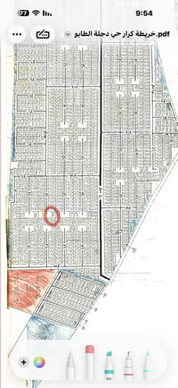 قطعة ارض للبيع 109متر مربعه 10*10 تنباع 50 متر او كاملة بسعر مناسب  با...