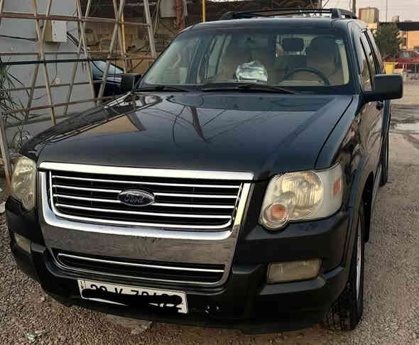 السلام عليكم فورد اكسبلور سبعه راكب شركه نيڤا للبيع فقط
موديل:  2010 تدفئه وتبريد ثلاث قطع شاشه وكامره حجم المحرك: 6 سلندر 
‏ بدون ضرر او صبغ (كلين)
كير محرك كفالة بدون اي نقص‏
سعرها 115//// بيه مجال قليل السوك كلشي بي ////  تعال شوف بعيونك اني خادم الك // مكان السياره سامراء////// ***********
