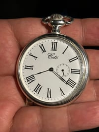 ساعة جيب • فنتج ألماني • ظهر مزخرف