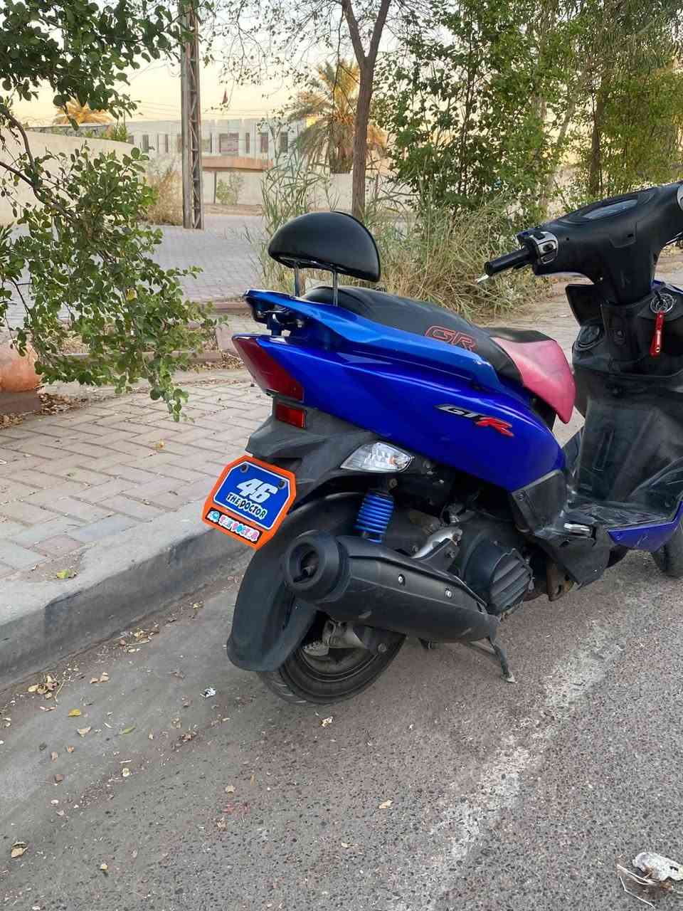 السلام عليكم دراجه بانزين البيع جيتي ار دراجه مكينه ناعمه نركه سلف دراجه قبل شهرين نزلته من رمبه ودشبول يشتغل  وهسه اريد ابيعه لن حتاجيت فلوس سعر ب900وبيه مجال حك الجيه دراجه نضيفه خير من الله رقم التوصل *********** وال مكان بغداد
