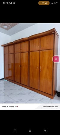 كنتور خشب عراقي • ٦أبواب • توصيل القائم