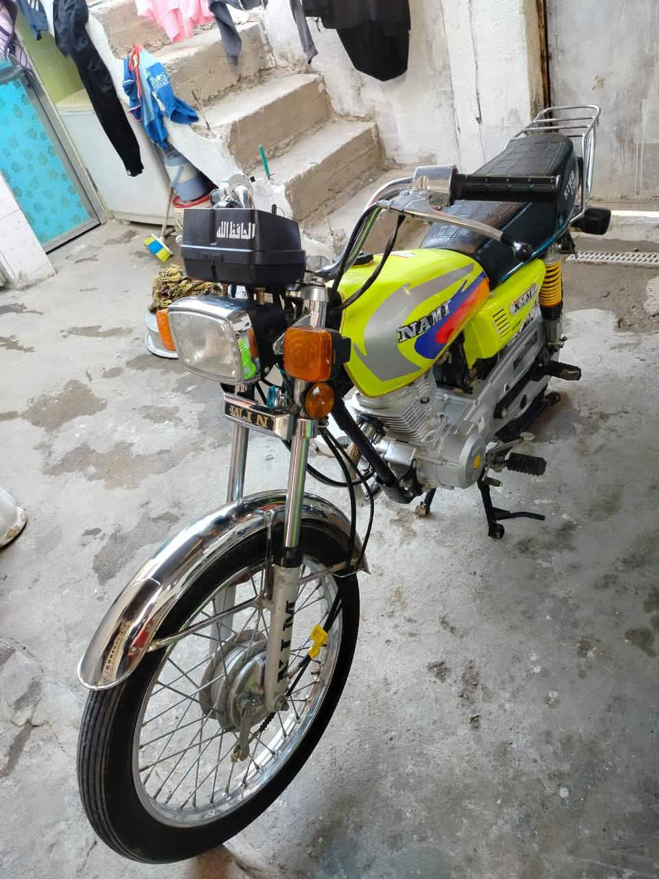 السلام عليكم دراجه امتياز للبيع سعر 600 اوراق تواصل هذا الرقم‏‪0775 483 0883‬‏
