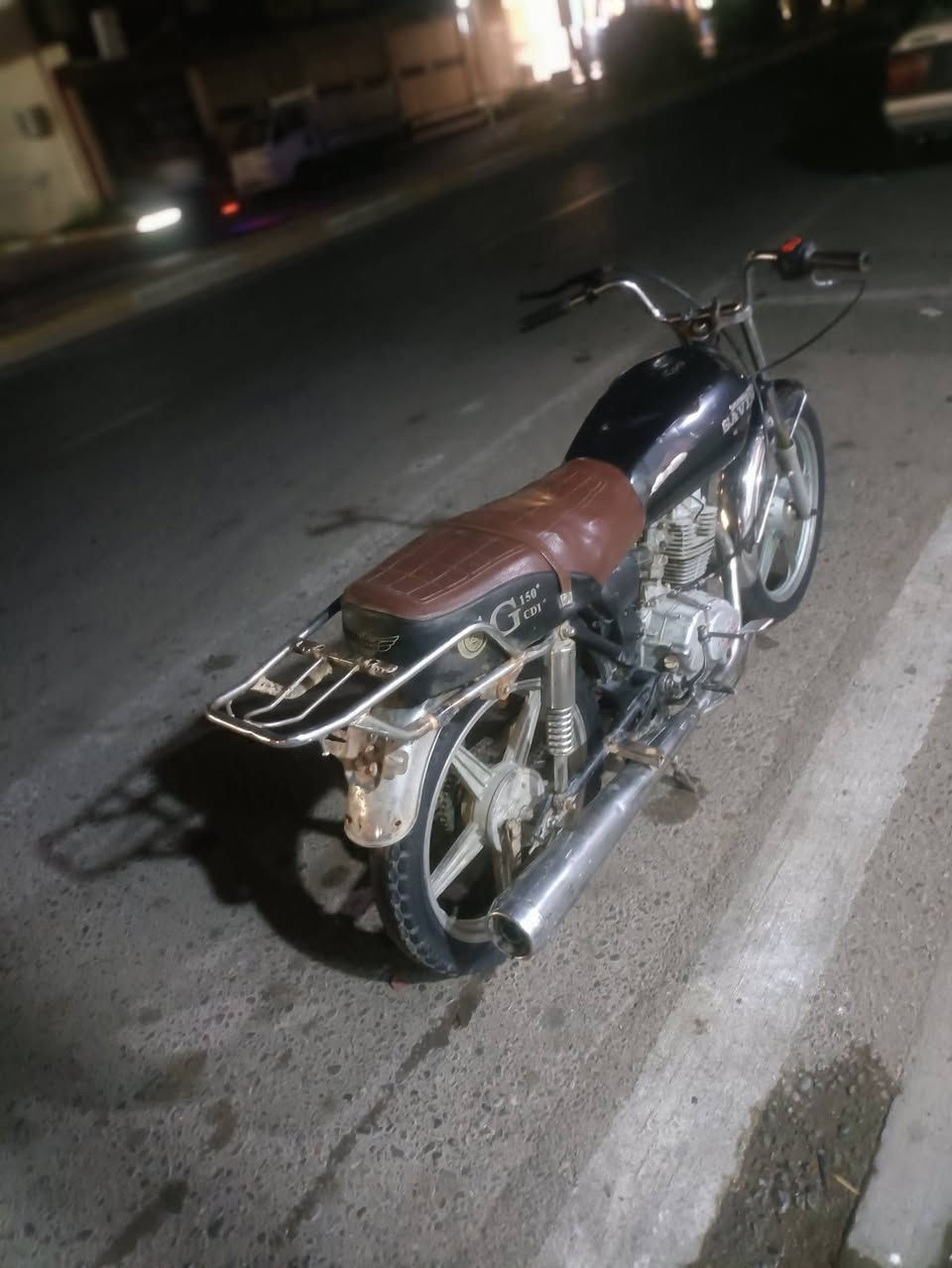 جنی مودیل2016 5گیر فول نشاط محرک 150لا سرف لا بخار نگرە  هندر یشتغل کلج جدید شلعه حیل قوی تایر گدام جدید جوب گدام جدید جوب لی ورە جدید تایر لی ورە ضعیف ویلات جدید سعر 230وبی مجال للشرای اذا شرای خلی یجی عل خاص او خلی یخابر عل رقم *********** عنوان کرکوک قادسیە2
