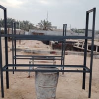 رفوف زاويه مترين عرض وارتفاع مترين.. مع الخشبات مال رفوف سعر.. اتصل وس...