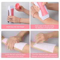 🛑عرض العيد   ✨💆‍♀️ نعومة سريعة من بيتك!  جهاز تسخين شمع إزالة الشعر رو...