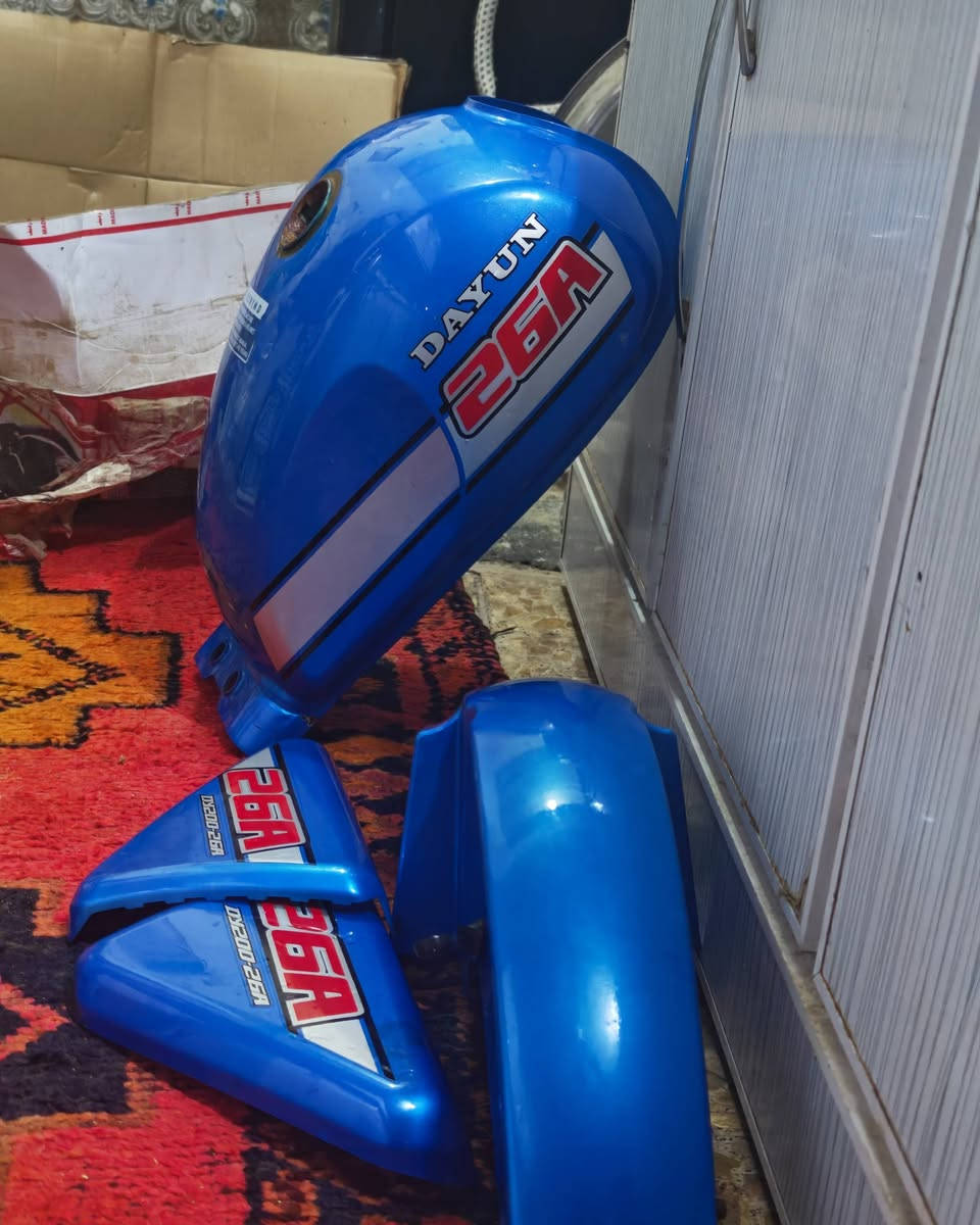 غراض دايون للبيع
تاير اصلي جديد ب 18
ويل نفخ امامي سعر 25
صفاحيات عله10
تنكي ابيض كامل بيه شويه رصعه ب 40
تانكي ازرك كامل تخم كامل مكفول شخط مابي نضافه100% ب 65
موجود هم مرايات هم للبيع 
مكاني كربله


**إذا كنت صاحب هذا الإعلان وتريد حذفه لأي سبب، رجاءا أرسل رسالة إلى الدعم الفني**