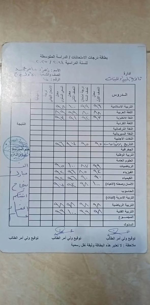 السلام وعليكم
📚 إعلان لطلبة الدور الثاني

إذا كنت من طلبة الدور الثاني وتطمح لتعويض ما فاتك وتحقيق النجاح، فالفرصة ما زالت أمامك.

👩‍🏫 بنين رائد

خريجة بكالوريوس علوم رياضيات

✅ خبرة 6 سنوات في التدريس الخصوصي.

✅ نسب نجاح عالية بفضل الله.

✅ تدريس جميع المواد للمراحل:

* السادس الابتدائي

* المتوسطة

* الإعدادية

📖 شرح مبسط، متابعة مستمرة، وحل الاختبارات مع التركيز على نقاط الضعف لضمان أفضل استعداد للامتحانات.

📍 العنوان: خانقين – حي العسكري – ئاو باره

للحجز والاستفسار، يرجى التواصل على الرقم الخاص.***********
