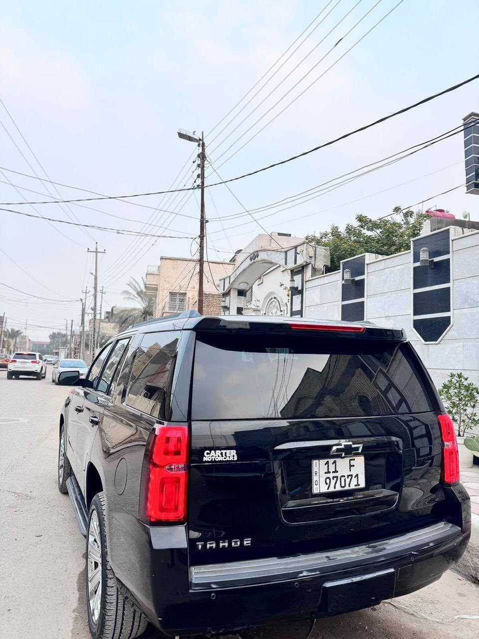 تاهو رئاسي موديل ٢٠١٦ 
مواصفات LTZ ستخدام شخصي الداخل ملكي 
الوارد امريكي على يد واحده دخول جديد ضباط ضرره بسيط وع وضعه طخه بسيطه بين باب وجاملغ
 1رادار جاني وأماني وخلفي 
2كرسي كهرباء 
3حساسات أمامي وخلفي 
4صندوق كهربائي مري وشفط كشنات جلد طبيعي ومنفصلة وجميع الكشنات كهرباء وتدفئه وتبريد ستيرن كهرباء وتدفئة وتبريد 9سلايت روف ثلاث حركات  دواسة البريك والبانزين كهرباء 
سعر ٣٣٧$
مكانه بابل 
***********
