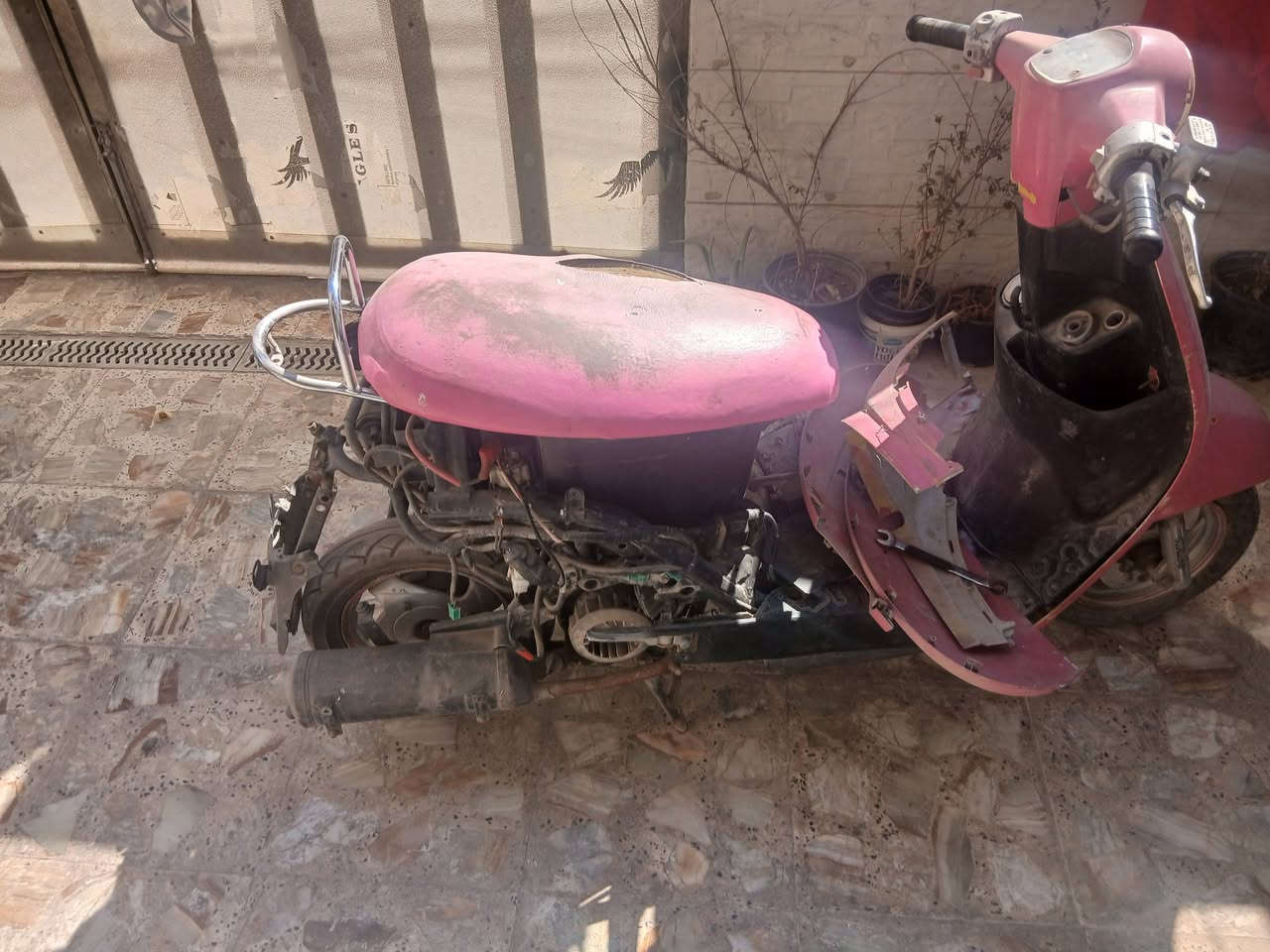 سلام عليكم دراجه كامكو مني ٢٠١٣
دراجه شغاله بس تراكه فيت بم جديد باتري جديد كهربائيات جديده بلك جديد اشاير كلوبات ابيع على هذا الوضع ***********
