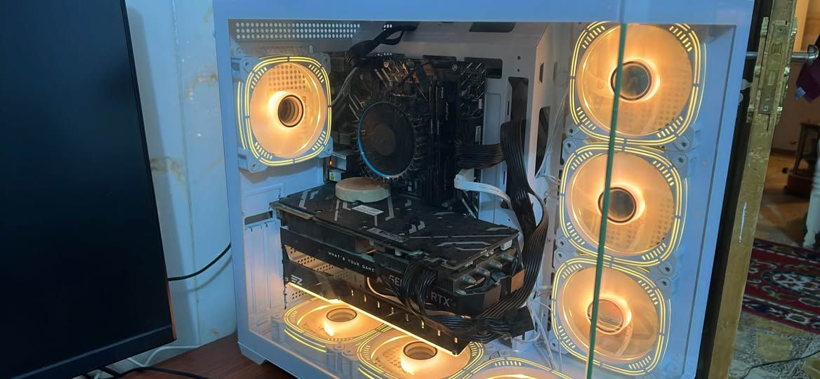 السلام عليكم 
كيس للبيع 
معالج i3 جيل 12 f
كرت شاشه 2080 سوبر براند كالاكس
هارد تريد سامسونك m.2 2 تيرا او تريد m.2 500 كيكا ماركه دهوا جيل رابع 
بورد h610 اسوس 
رامات هايبر اكس فيوري ddr4 32 
مبرد مال معالج الستوك 
بور سبلاي كولد 750 واط براند بس نسيت اسمه 
كيس مرتب 7 فان 
الي تخدمه يخلي سعره وما ابيع كسر 
مكاني بغداد وتجميعه جديده ما متعوبه استخدام شهرين  وساعه او ساعتين بليوم 
*********** بغداد, العراق
