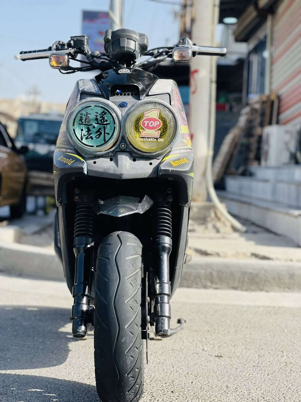 سلام عليكم/سكنس جبلي ام عيون بلادي
حجية أغراض سويجه رمبه مكفوله شلعه معدل 120 
موشمه من خارج بلادي 
كلجات رياضي امامي خلفي 
فراك بريك 
ستيرن 
بكلايت 
ويل خلفي 

لمو شراي لا يتصر 
مراوس بي سي كس جيل 3و2 
بدوي نطايح 
شراي. يتصل. *********** 
عنواني بغداد لعطيفية
