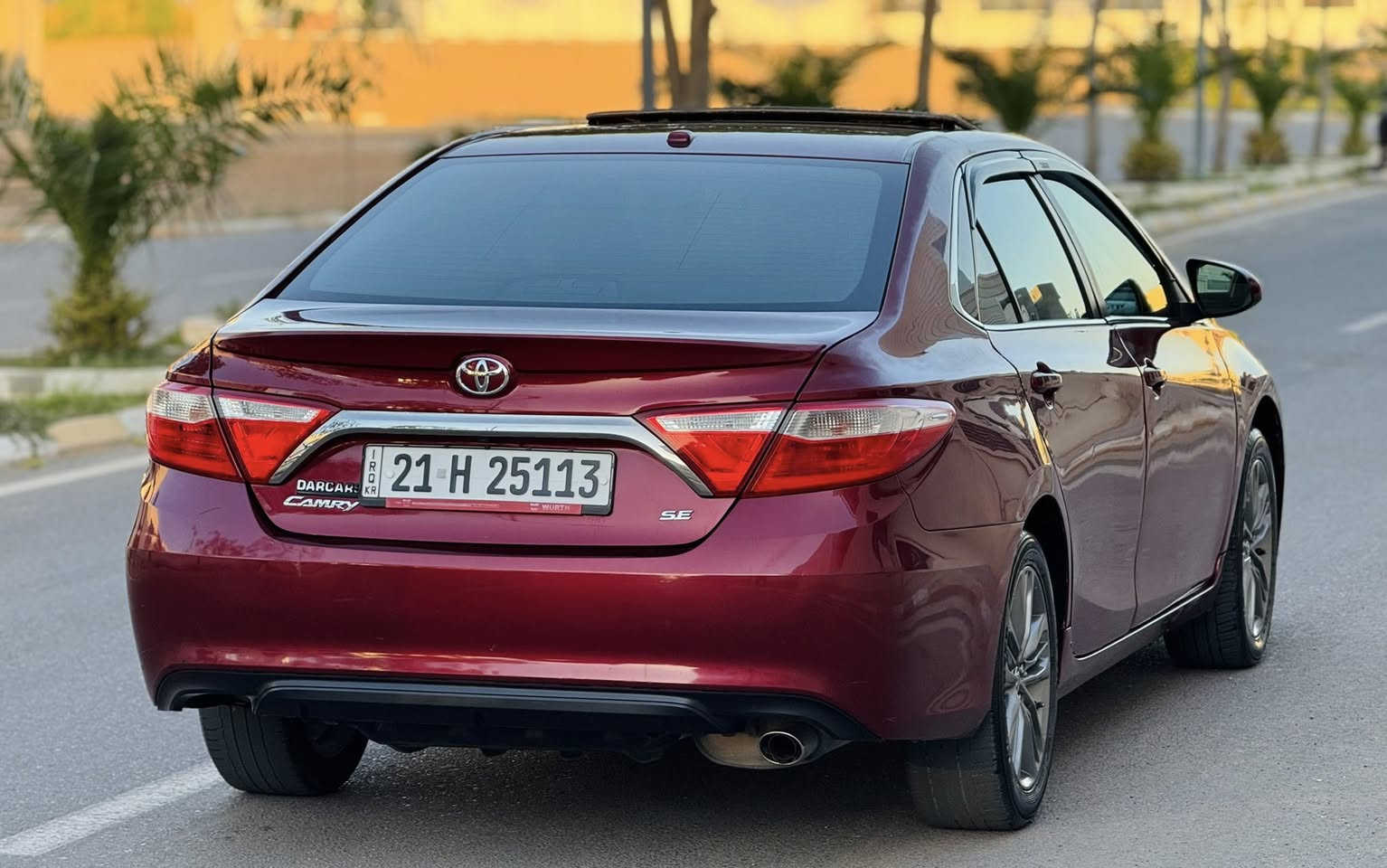 سلام وعليكم
تيوتا كامري 2017 Se بلاس
وارد امريكي 
داخل لونين
فتحه
بجم كبس
بدون ايرباك
حجر بلادي
الرقم : سليمانيه بسمي تحويل او وكاله 
الضرر : بابين جاملغ خلفي
سونر مرفق مع الصور
السعر :143
المكان : ديالى خانقين
اللاستفسار : ***********
