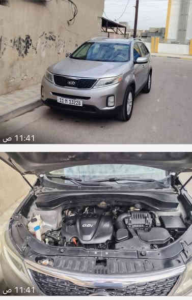 سورنتو موديل 2015 وارد امريكي حادث  بسيط من الخلف مصبوغة كم قطعه بيه اكول السياره حزام مصبوغه  بدون تبديل ولا دواخل
محرك جي دي اي 2400 رقم بغداد دولي جديد داخلة هزة جديده   السياره بأسمي صدر امامي خلفي جيد اطارات جديده مابيه اي نقص السياره  السعر 135 مكان السياره بغداد مكلف بالنشر اتصال على هذا الرقم ***********
