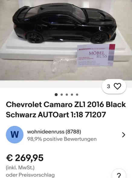 ✨ عرض بيع — AutoArt Camaro ZL1 1:18
السلام عليكم أصدقائي 🌟

معروض للبيع مجسّم AutoArt Camaro ZL1 بمقياس 1:18
القطعة نظيفة جداً وتفاصيلها قوية ومعروفة لهواة التجميع — جودة AutoArt الأصلية.

🔵 راح أنزل صور من الإنترنت لنفس الموديل حتى تشوف شكل القطعة الحقيقية، وسعرها بالأسواق واضح وموجود على الإنترنت لمن يحب يقارن.

💰 سعري النهائي: 180,000 دينار فقط
(آخر سعر — غير قابل للنقاش)

🚚 التوصيل مجاني لجميع محافظات العراق

للمهتمين:
📩 خاص
📱 واتساب: ***********

قطعة فاخرة ومميزة تستحق الاقتناء 🔥

