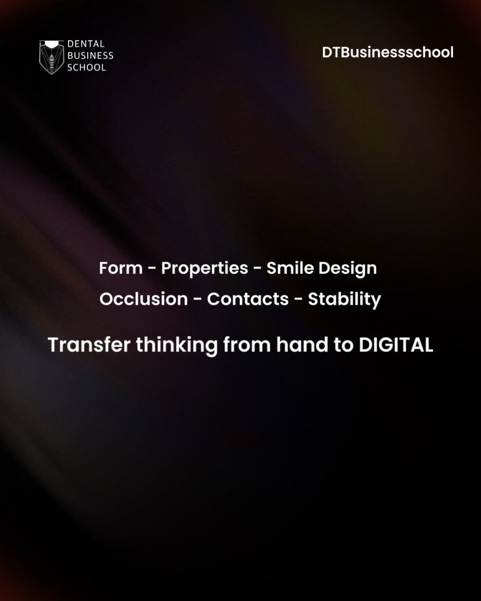 كُلشي بالمجال دا يتحول Digital
أجهزة، سوفتوير، وتقنيات متقدمة…

لكن بدون أساس صحيح
حتى أقوى الأجهزة
ما راح تنطي Outcomes قوية.

لهذا السبب صممنا
ARCHFORM Program

نبدأ من Form & Occlusion
ونحوّل التفكير من Manual Skills
إلى Digital Control – EXOCAD

Course 1 | Anterior Waxup & Aesthetics
📅 26–27 / 1 / 2026

Course 2 | Posterior Waxup & Occlusion
📅 29–30 / 1 / 2026

كل كورس مستقل بالكامل
ويمكن التسجيل به بشكل منفصل
أو حضور البرنامج كامل

📍Baghdad – Almansour

 المقاعد محدودة
للإستفسار والتسجيل عبر 
Telegram: @DTBusinessSchool 
WhatApp: ***********

https://www.instagram.com/dtbusinessschool?igsh=d2gyZGpuZHVjM3Zh&utm_source=qr
