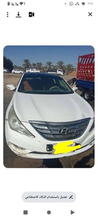 سيارة سوناتا للبيع موديل 2011 خليجي مصبوغة حزام سيارة حلوة   تبريد غير...
