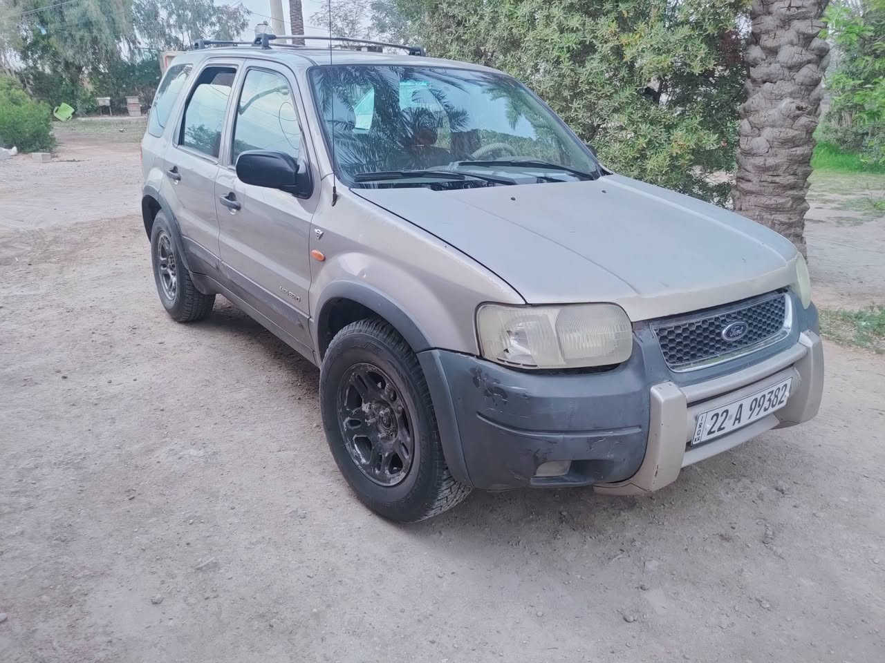 للبيع فورد اسكيب موديل 2002 رقم اربيل بسمي سنويه 2031 مداور ثاني يوم سياره جاهزه مال جناي مكفولة من ضربه وصبغ محرك وكير اوتوماتيك مكفولات السعر 65 بل خير عل ياخذهه ***********
