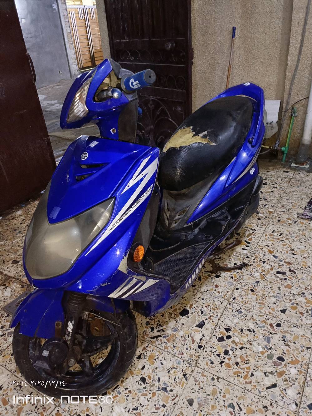 سكنس فحل نوزل خطين (لون مميز) دراجة جاهزة  كلهة شغالة (السعر 650 الف) بيهة مجال مكاني بغداد الجديدة الشراي يتصل