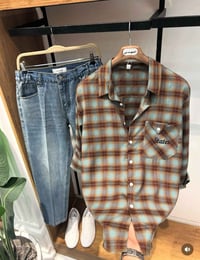 قميص كاروهات • بدون كوي • مدينة العاب عفك