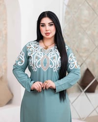 دشداشة نسائي • كشمير مصري • فري سايز 3XL