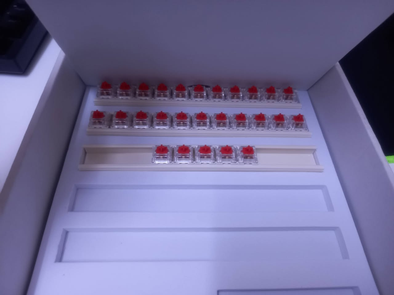 سوتشات احمر من ajazz نوع linear عدد ٨٢  للبيع جديد
سوتشات عدد ٨٢ يغطي كيبورد ٧٥% بالكامل جديد مو مستعمل السعر ٢٠ الف بي مجال مكاني كركوك توصيل ماعندي


**إذا كنت صاحب هذا الإعلان وتريد حذفه لأي سبب، رجاءا أرسل رسالة إلى الدعم الفني**