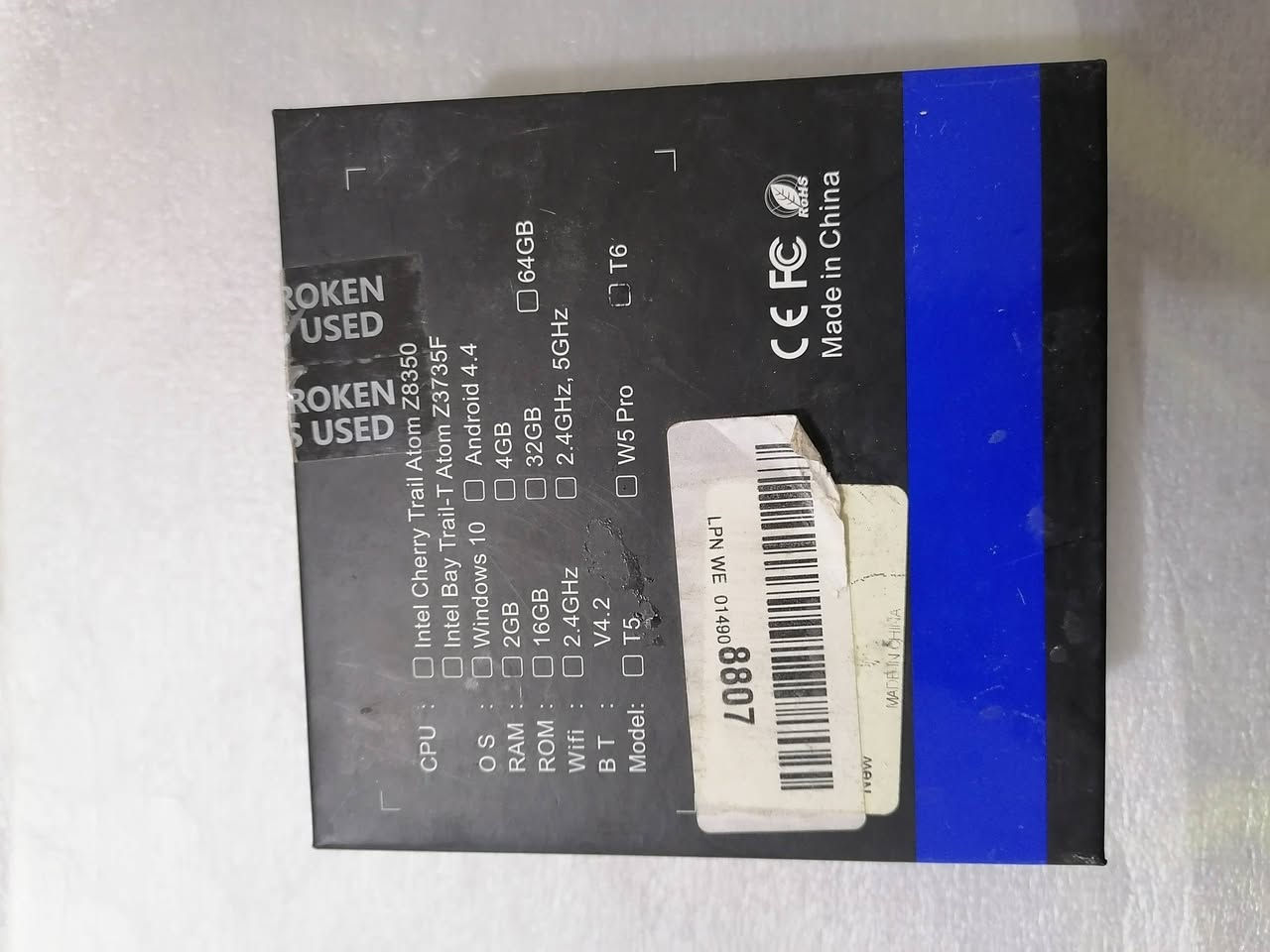 مني بي سي للبيع يشتغل على شاحنه كلكسي  رام 4 ddr3 الهارد 64 . وتكدر تغيره انطوي سعر وبالعافية


**إذا كنت صاحب هذا الإعلان وتريد حذفه لأي سبب، رجاءا أرسل رسالة إلى الدعم الفني**