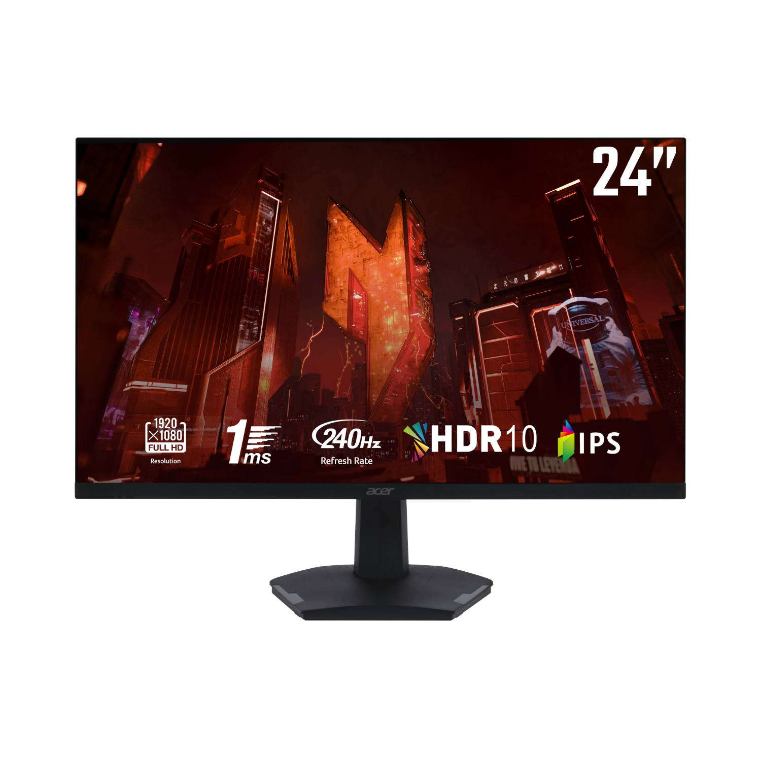 السلام عليكم شاشة ايسر نايترو acer vg240y 1080p 180hz 0.5ms HDR 10 حجم 24 
السعر 175 الف مكاني البلديات 
للاتصال واتساب الرقم ***********

