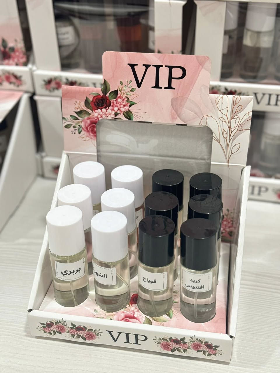 أصحاب المحلات والأسواق الكرام والناس الي على باب الله.
بكج عطور مركزة مكوّن من 12 عطر مشكّل
ثبات عالي وفوحان ممتاز وخلط بنسب عالمية
مناسب للبيع السريع داخل المحلات ، تكدر تبيع القطعه على خمس الاف او اربع الاف 
سعر البكج فقط 27 الف دينار 
توصيل متوفر لجميع المحافظات
حجز عل خاص او ***********
