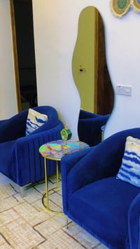 تخم تركي • ١٠ مقاعد • رصاصي ونيلي