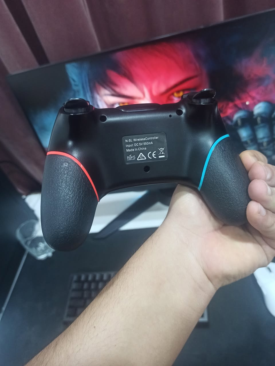 السلام عليكم

📝 لعشاق { JOYSTICK BLUETOOTH } - ( GAME CONTROLLER )
💻 المواصفات:
▫️ MODEL: { N-SL }
▫️ زر تيربو - دبل اهتزاز - جيرسكوب
▫️ بطارية 550mA تطول ساعات
▫️ منصات: { PC - iOS - Android - Nintendo } و أجهزة أخرى
▫️ يشتغل على المحاكيات
▫️ يعمل عبر TYPE C (مو عادي)

💰 السعر: 15,000 دينار عراقي
📍 مكاني: بغداد - الأعظمية
🚚 التوصيل: بغداد (5 آلاف) | المحافظات (6 آلاف)
📞 رقمي: ***********
