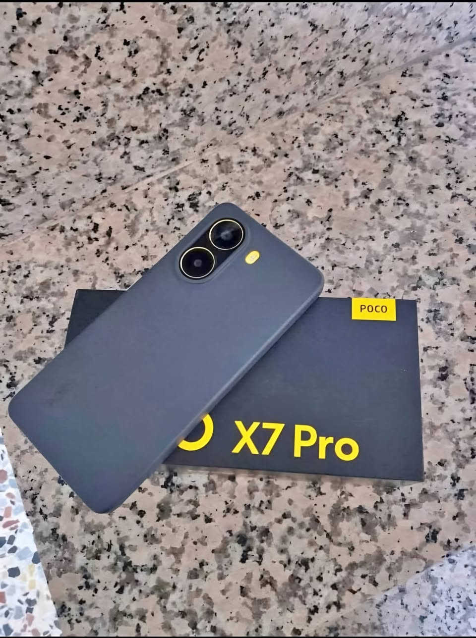 جهاز مراوس POCO X7 PRO
🚀 الوحش للأداء الخارق (نظافة 99%)

​المعالج: Dimensity 8400 Ultra.
​الذاكرة: 512GB.
​الرام: (16 + 8) = 24
​البطارية: 6500mAh (شاحن 90W).
​الشاشة: 120Hz | سطوع عالي.

​🎮 أداء الألعاب:
​بجي (PUBG): FPS 120
​كول اوف ديوتي: 120 FPS.
​كافة الألعاب الثقيلة: أعلى إعدادات بسلاسة تامة.

​📦 الملحقات:
​( الكرتون - الشاحن الأصلي - الكيبل - الكفر )


**إذا كنت صاحب هذا الإعلان وتريد حذفه لأي سبب، رجاءا أرسل رسالة إلى الدعم الفني**