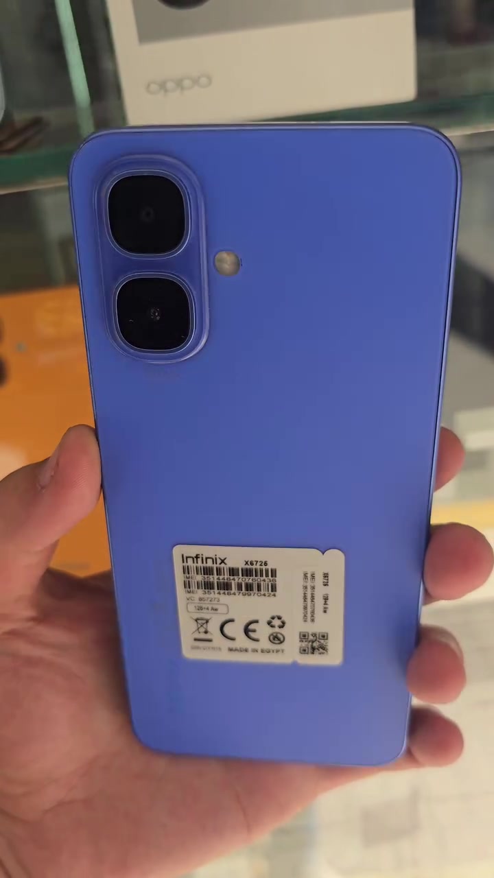 📱 Infinix Smart 10
✅ ضمان ✅ 128GB ✅ العلبة كاملة (شاحن + هاند فري)
💰 5450 جنيه فقط 🔥


**إذا كنت صاحب هذا الإعلان وتريد حذفه لأي سبب، رجاءا أرسل رسالة إلى الدعم الفني**