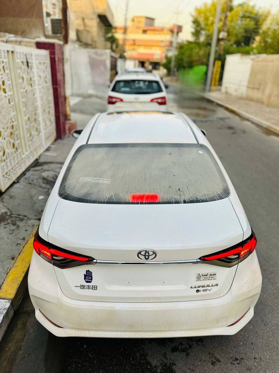 سلام عليكم 🙋
ارخص سعر بل سوك لو تلحك لو متلحك 😅
وبل عافيه عل ياخذها مقدماً 
كورلا موديل { 2025 } محرك { 1800 } هايبرد ⚡️ 
ماشيه { ٣٠ } الف السيارة 
فول مواصفات راح اذكر مواصفاتها للي ميعرفها :

⬜️ فتحه سقف طكتين 
⬜️ كشنات جلد اصلي مشمشي 
⬜️ هاند بريك بصمه 
⬜️ كامره خلفيه دواره 
⬜️ دخول ذكي + بصمه تشغيل 
⬜️ شاشات اصليه عدد { 2 } دجتال
⬜️ رادار امامي + مانع تصادم توقف ذاتي
⬜️ تبريد قطعتين 
⬜️ تحكم ستيرن جهتين
⬜️ لايتات دينامك تحكم يصعد وينزل 
⬜️ اشاير بل مري 
⬜️ اوتو هولد 
⬜️ بجم زنون فول { LED }
⬜️ بك لايتات { LED } 
⬜️ سبايدر خلفي اصلي وياها 
⬜️ ويل كب كروم 
⬜️ بصمات عدد 2 وياها

العنوان 📍: بغداد المشتل حي رئاسة المعليمن 
📞هـ ***********
السعر : 💵157 وبيها مجال
