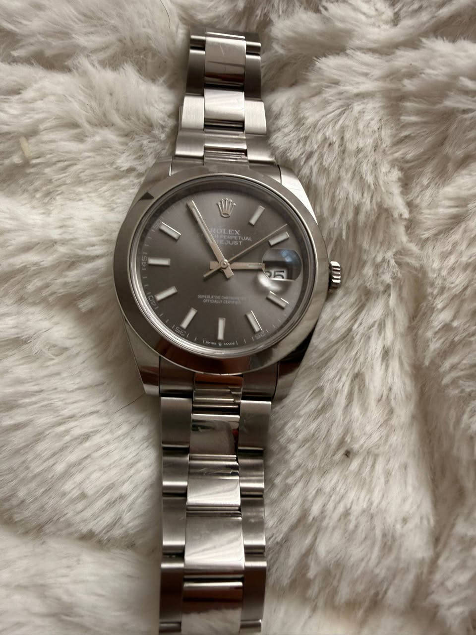 Rolex datejust 41, référence 126334. mazala jdida 3ndha qlq mois Bach tchrat prix 130000 dh


**إذا كنت صاحب هذا الإعلان وتريد حذفه لأي سبب، رجاءا أرسل رسالة إلى الدعم الفني**