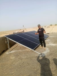 قريه الهبات • انفرتر ٤k • بطاريه ٧٫٥kw