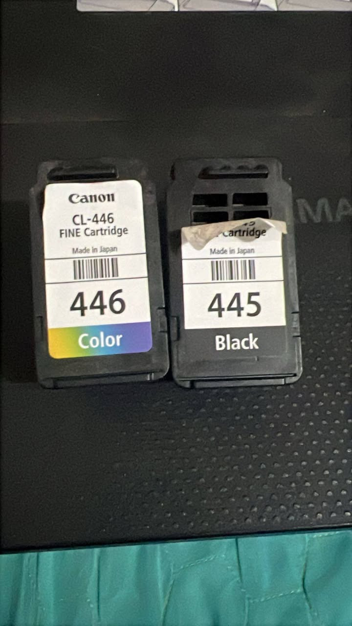 عندي 2 كاترجات يشتغلن (اسود والوان) مكاني كربلاء
و 5 كاترجات نص ونص وبيهن ميشتغلن (4 الوان و 1 اسود ) 

PG-445 للأسود و CL-446 للملون

ملاحظة : كل الكاترجات محقونة يعني مثقوبات مو جدد يعني جاهزات للحقن


**إذا كنت صاحب هذا الإعلان وتريد حذفه لأي سبب، رجاءا أرسل رسالة إلى الدعم الفني**