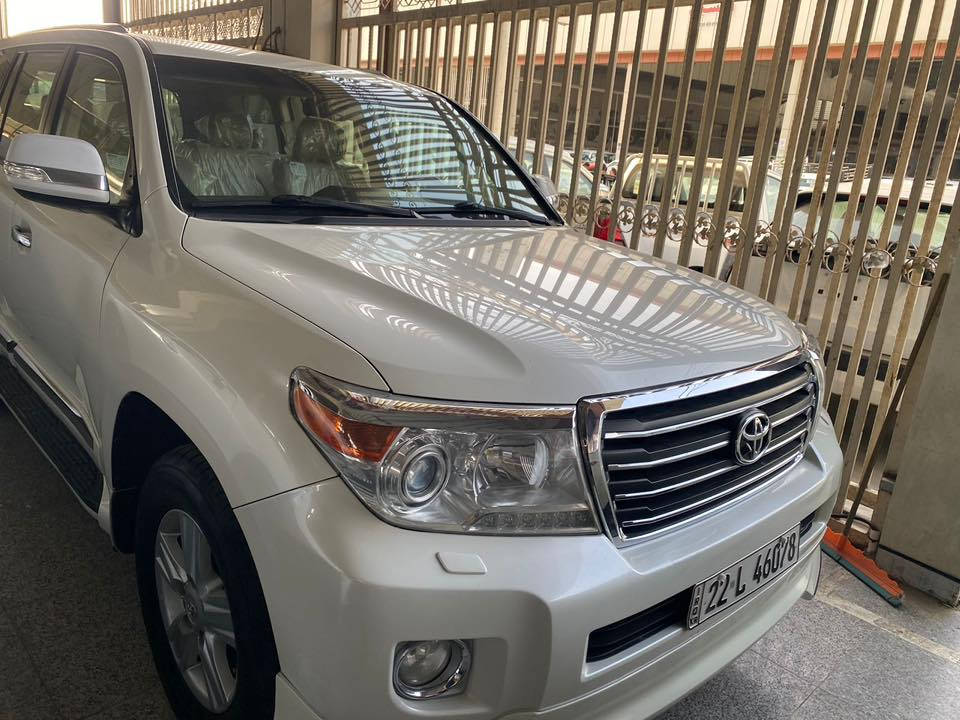 سلام عليكم
لاندكروز2014  GXR
السياره 6سلندر رقم اربيل  تحويل مباشر 

اللون ابيض صدفي

موصفات 

سلايت  

مري قلاب 

ابواب بصمتين

كشنات جلد 

كشن كهرباء

اشاير مري

جام اوتو

لايت زنون 

تبريد ثلاث قطع 

ثلاجه

7 راكب 

‏‎تحكم استيرن

كير محرك كله بشرط 

السياره جاهزه من كلشي

فقط شبر بارد بالجاملغ الامامي بدون اي صبغ

مكاني تكريت 

السعر 400$ وبيها مجال بصيط 

رقمي***********
