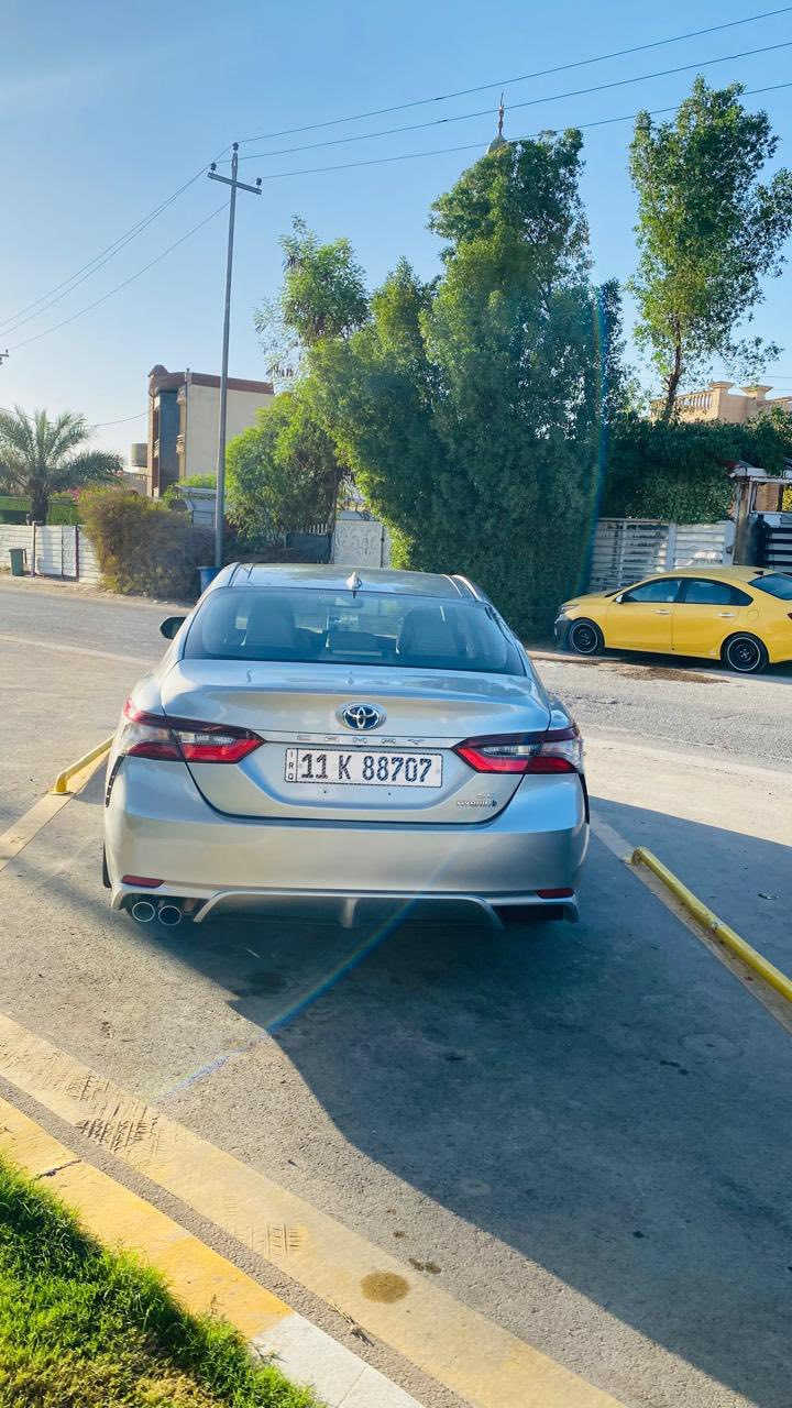 كامري موديل.2024 SE
( المواصفات  )

بجم كبس

ايرباكات سليمة

لون السياره (سلفر)

شاشة جبيرة. 

نضام car play + AUTO ANDROIOD

نضام خرائط وانترنيت 

نضام ABS

كاميرا دوارة

اوتو هولد 

كشن كهرباء 

منافذ شحن 

شفتات استيرن 

اشاير بالمري الجانبيه 

كشنات جلد 

دركه جلد اخياط 

تحديد مسار

نضام مانع تصادم 

رادار امامي 

لايتات زنون عدسات عالي وناصي 

جي بي اس 

نضام نورمان ايكو وسبورت 

نضام مانع انزلاق   

محرك 2500 المرغوب مكفول هو والكير

(ملاحظة) ضرر السياره  وبارد باب امامي

السعر ٢١٨$…….. وبيها مجال قليل 

***********بغداد ابوغريب 
*********** وات ساب
